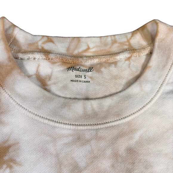 Madewell (Re)sourced Cotton Swing Sweatshirt Women’s Size Small Brown Tan - Picture 2 of 7
